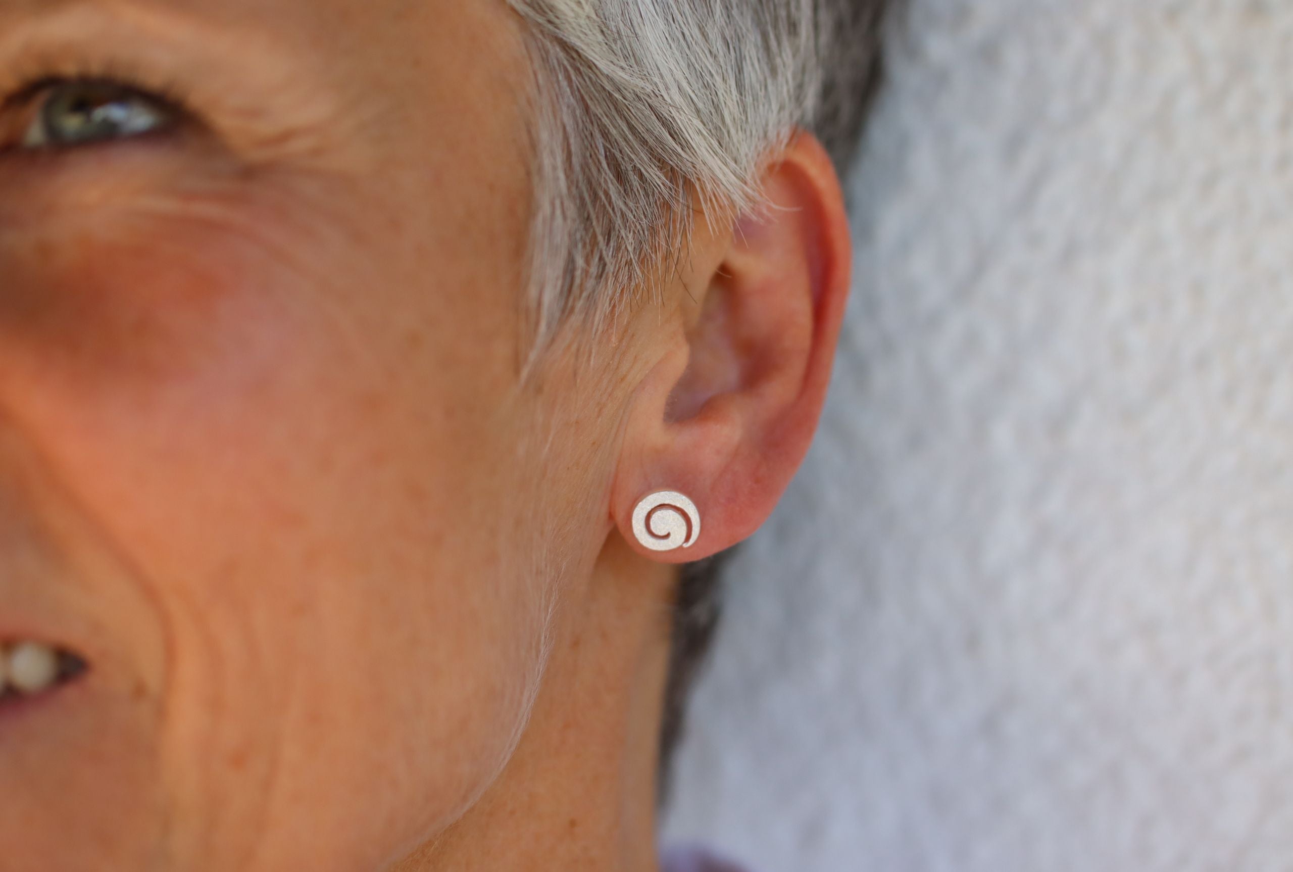 Ohrstecker "Kleine Spirale"