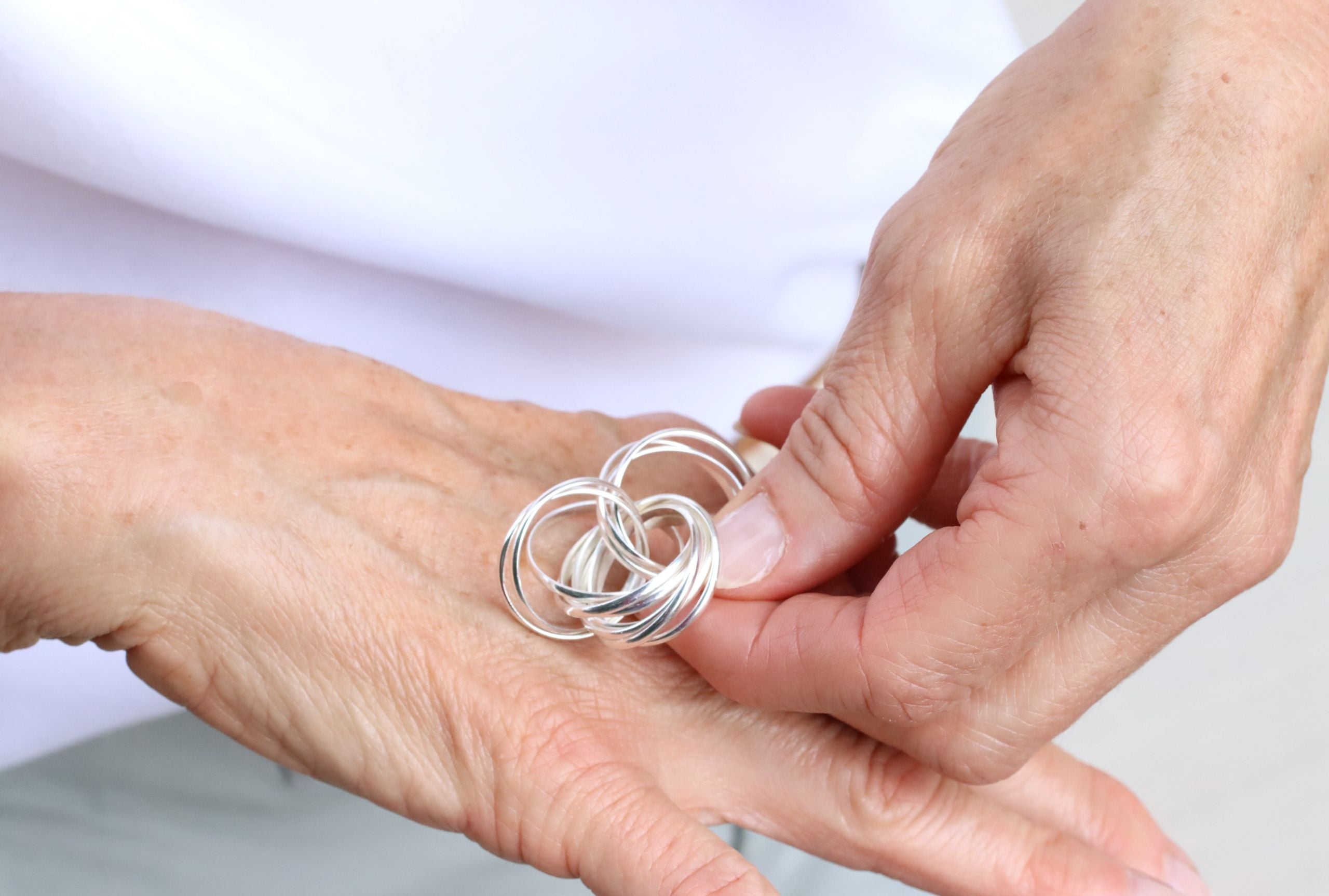 XL Mehrfachring aus 12 Einzelringen