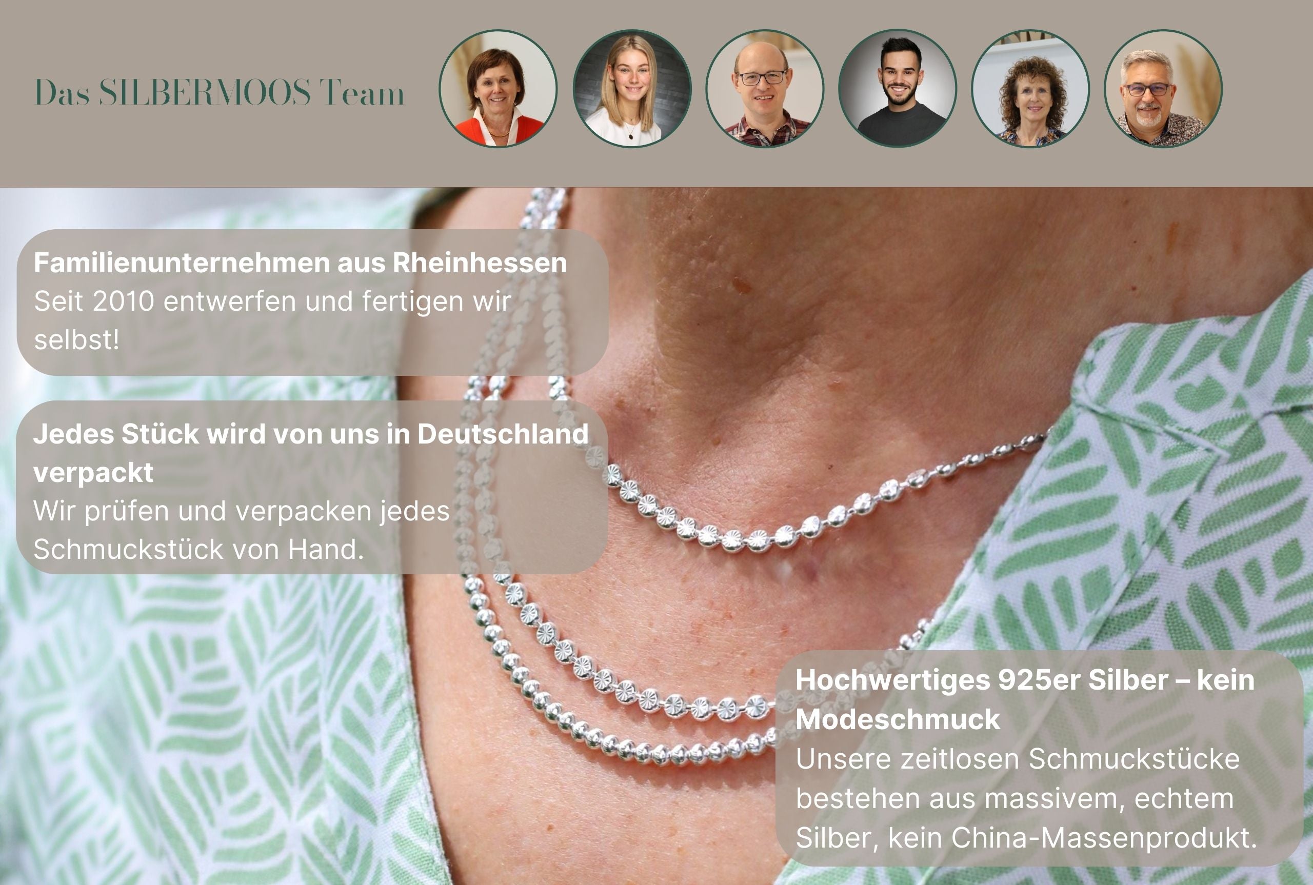 Feine Kette mit diamantierten Paperclip-Elementen