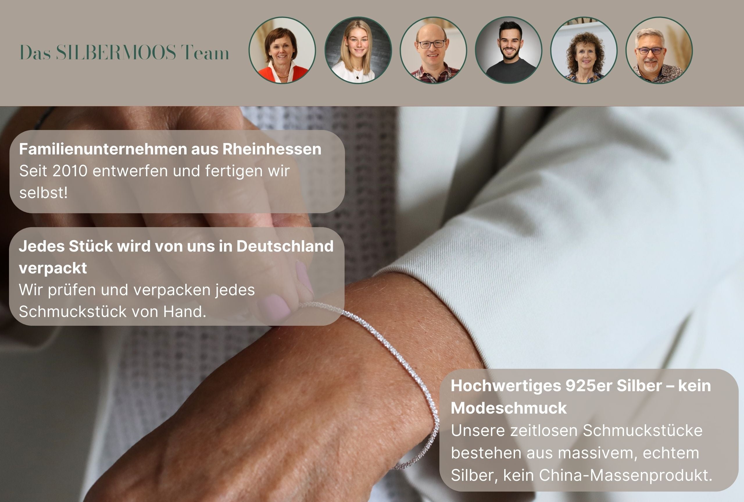 Dekoratives Armband mit Herz-Verschluss