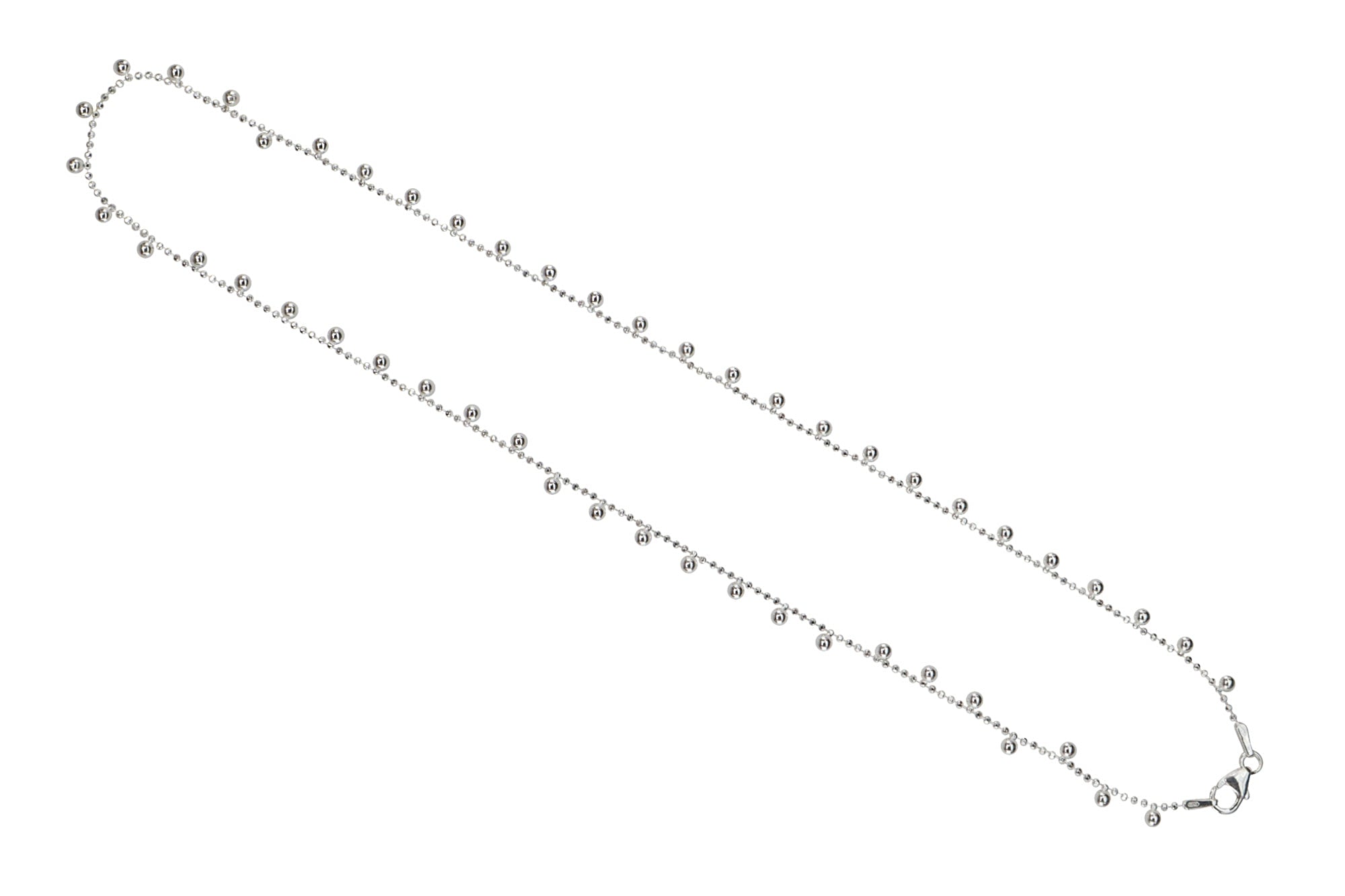 Diamantierte Kugelkette "Dots"