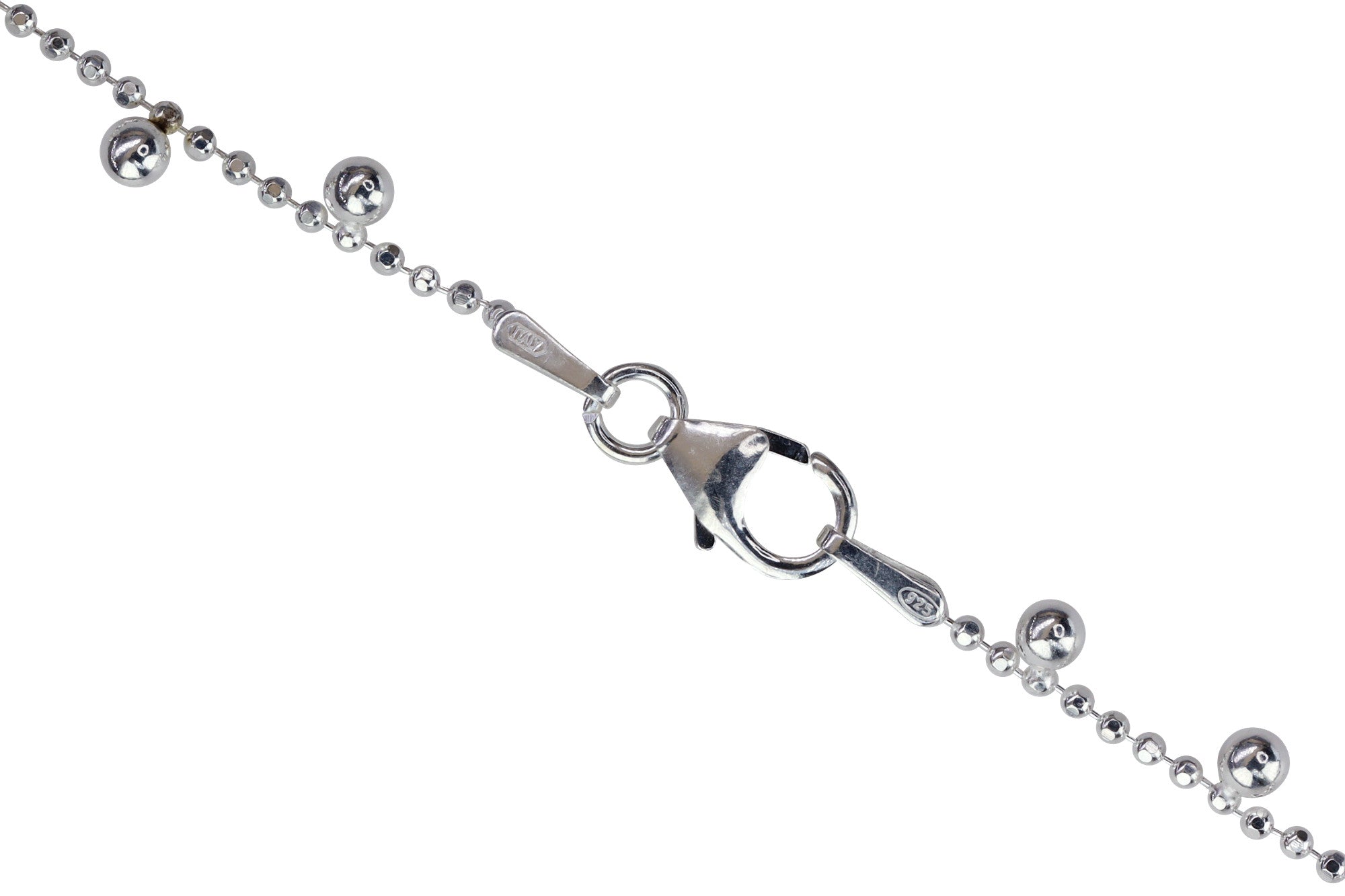 Diamantierte Kugelkette "Dots"
