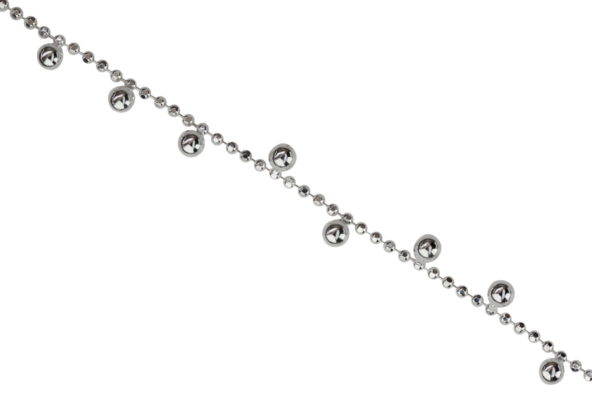 Diamantierte Kugelkette "Dots"