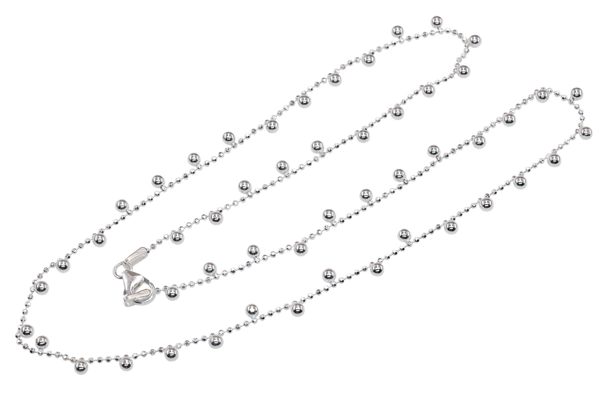 Diamantierte Kugelkette "Dots"