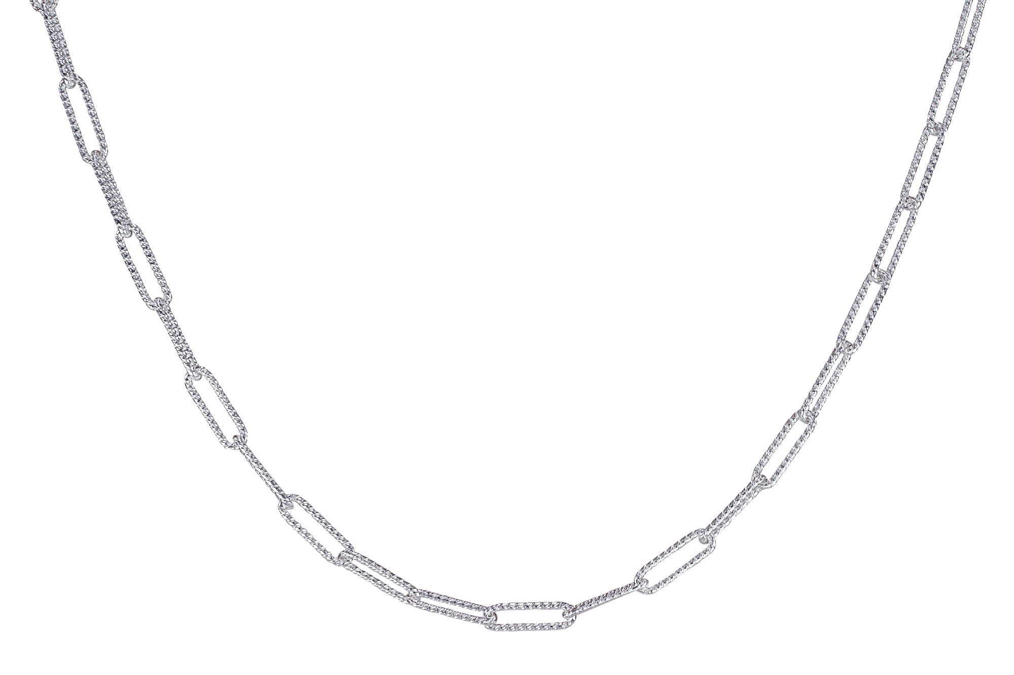 Gekordeltes Paperclip-Collier