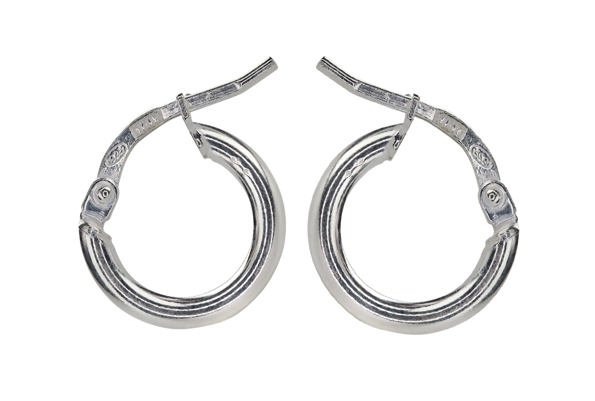 Kleine runde Klappcreolen