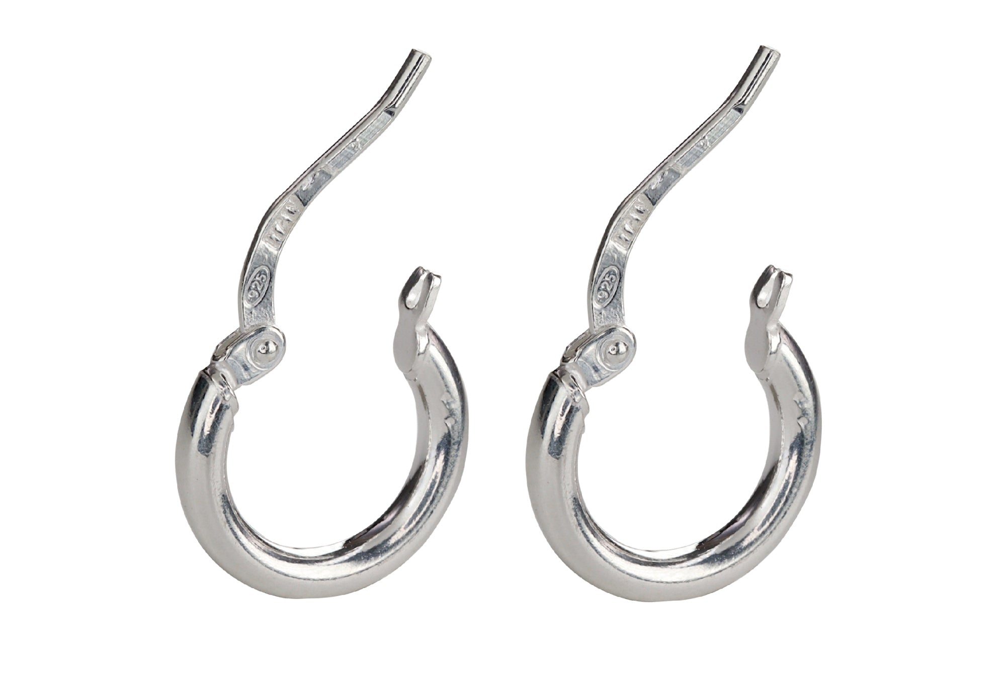 Kleine runde Klappcreolen