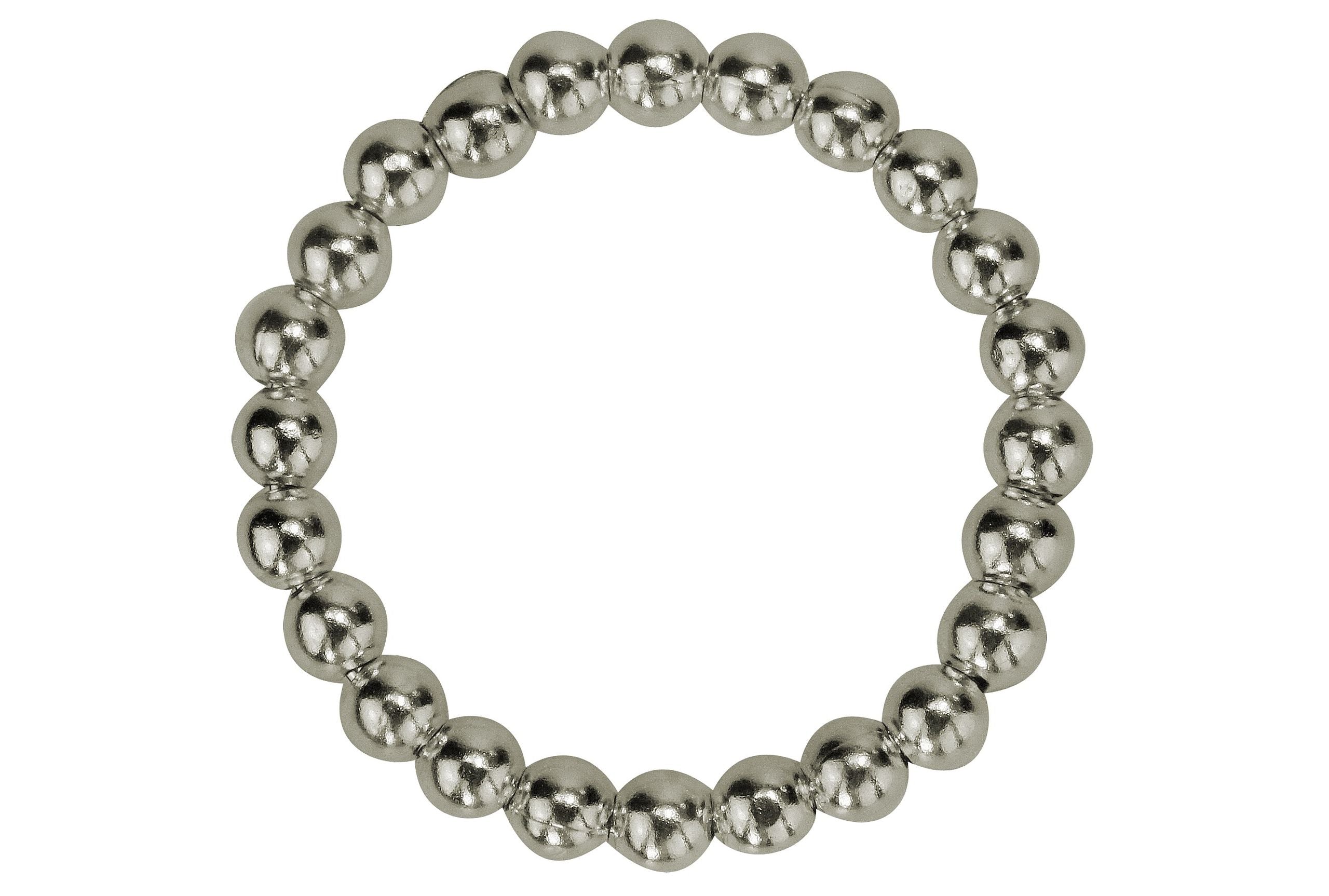 Ein kleiner Kugelring aus Silber für Damen. Der Ring bietet sich auch als Beisteckring oder Stapelring an.