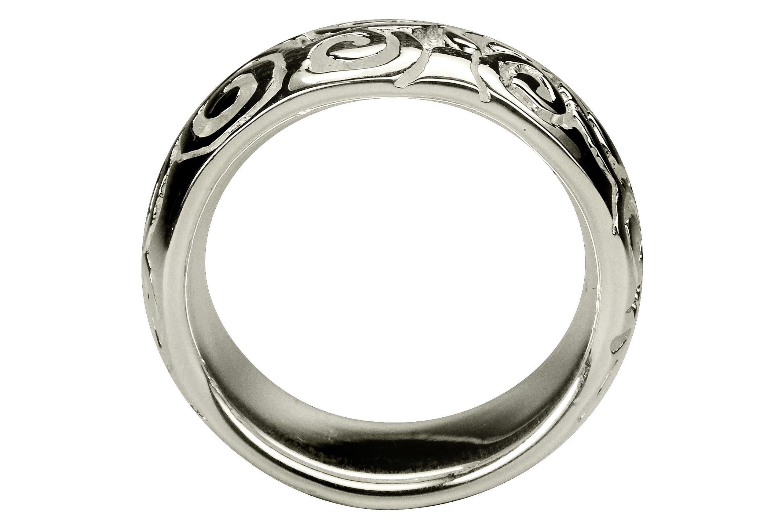 XL Fein-gemusterter Ornamentring