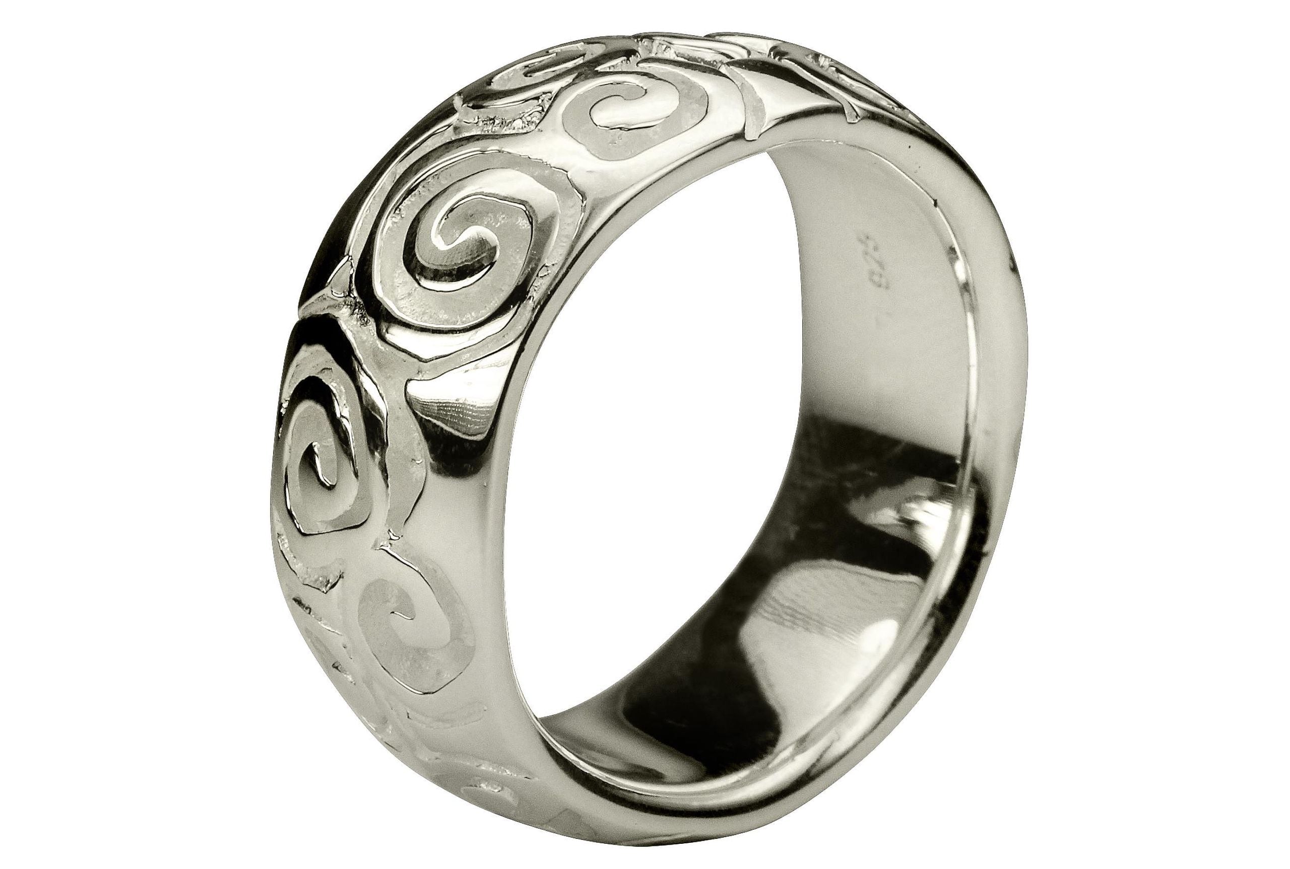 XL Fein-gemusterter Ornamentring