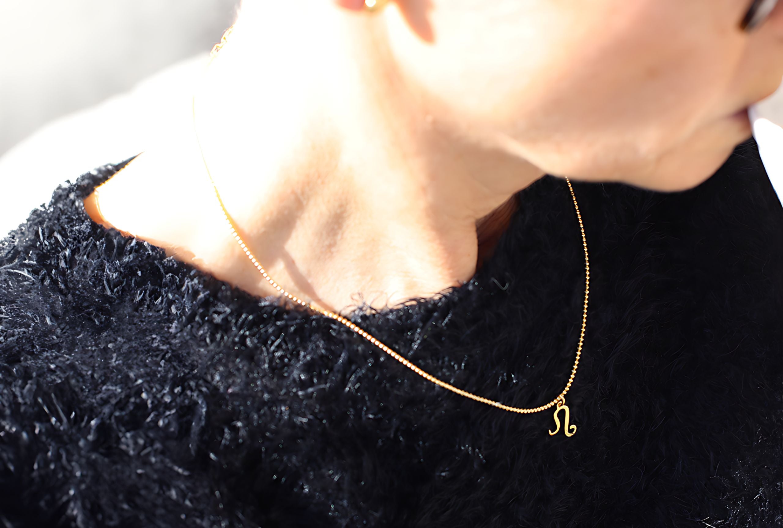 Vergoldete Sternzeichen Kette Löwe