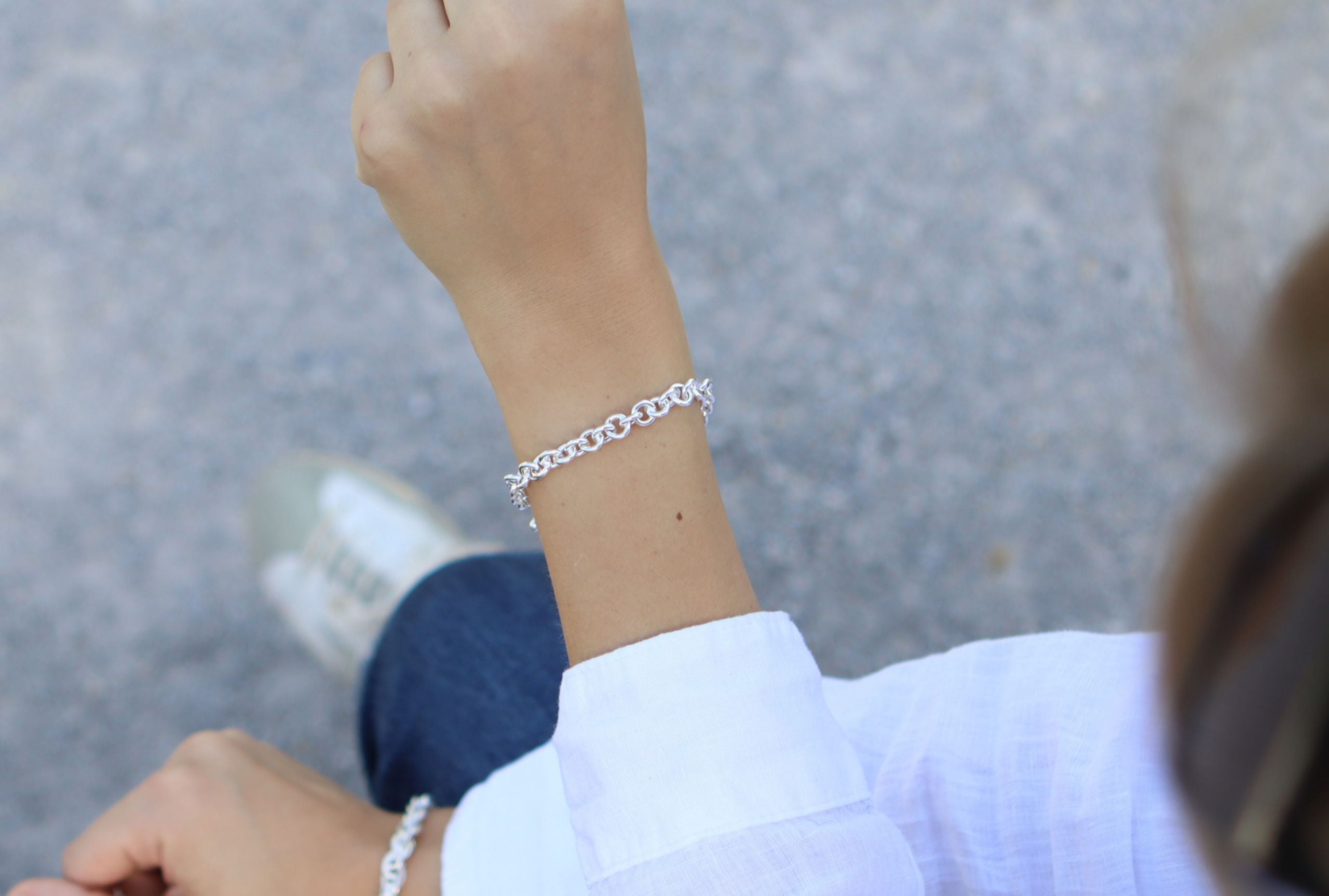 Klassisches Rolo-Armband