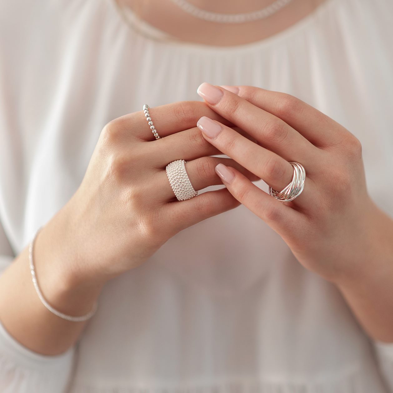 XL Bandring "Punkt für Punkt"