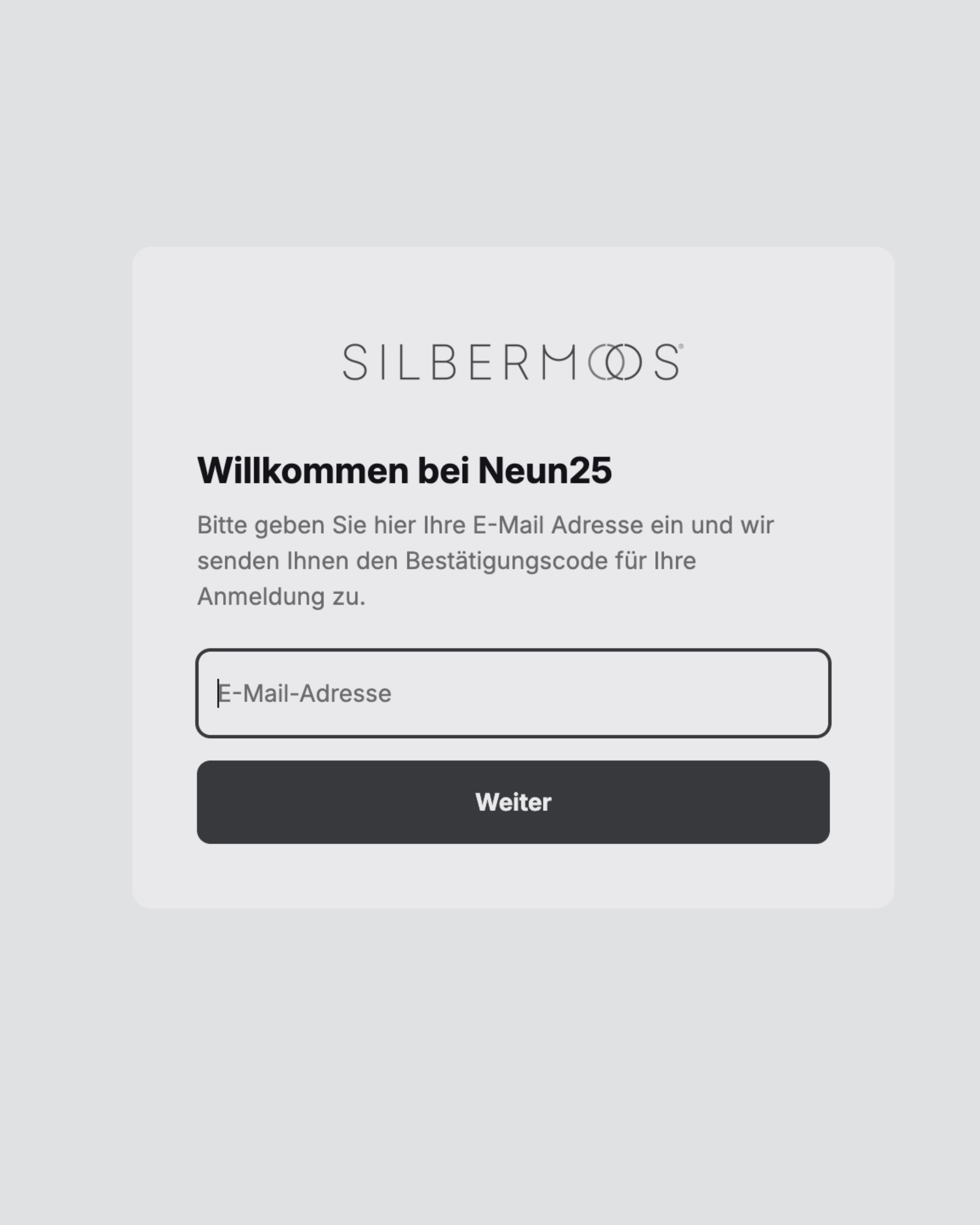Neun25 – Ihr persönliches Kundenkonto bei SILBERMOOS