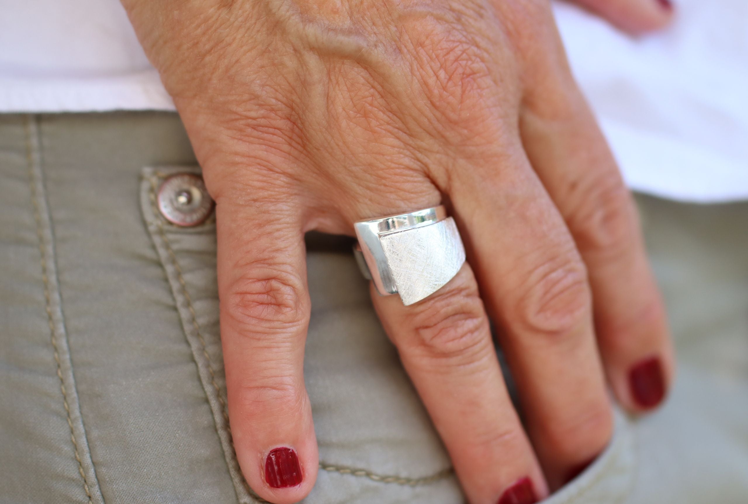 XL Ring "Doppelter Bandring"