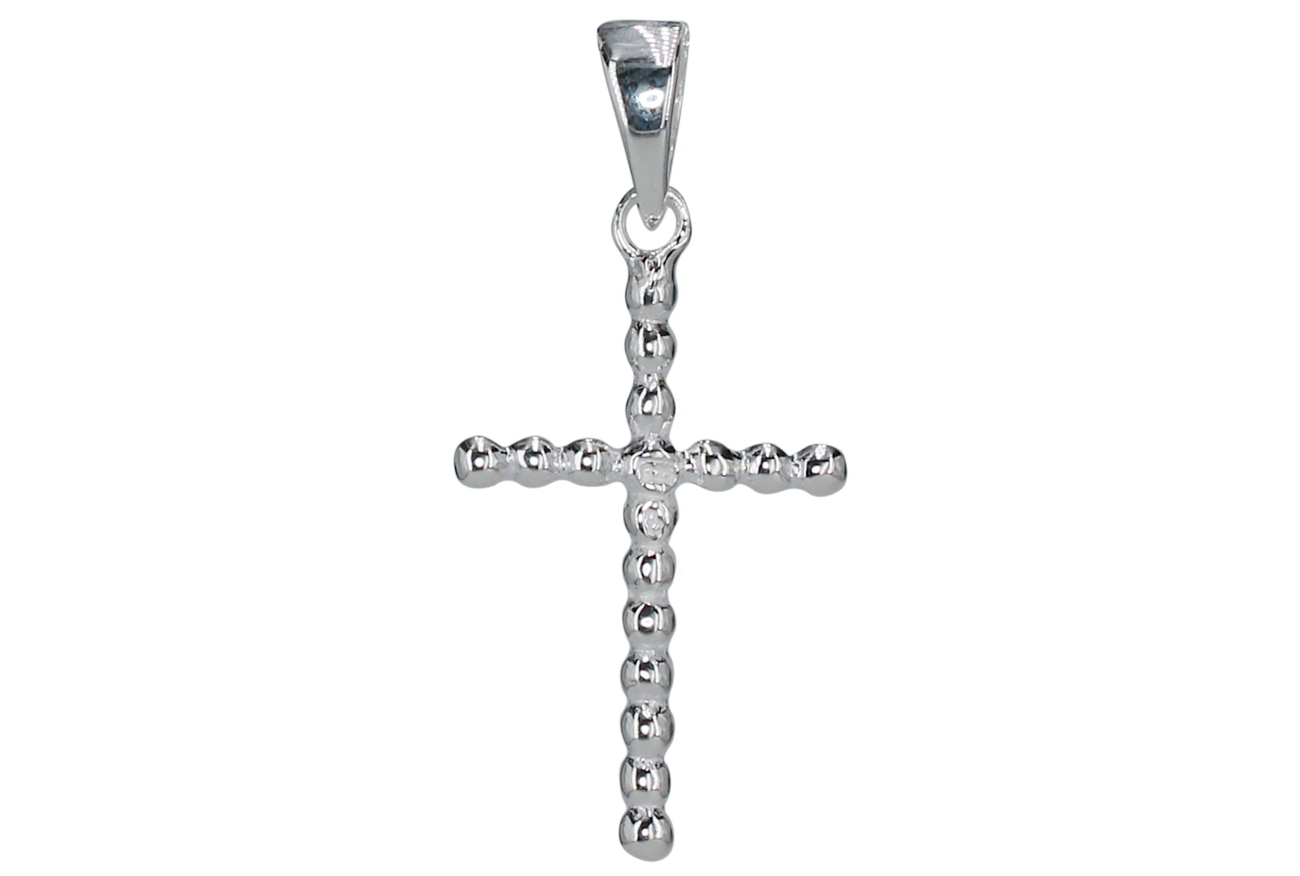Kreuz-Anhänger im modernen Kugel-Design
