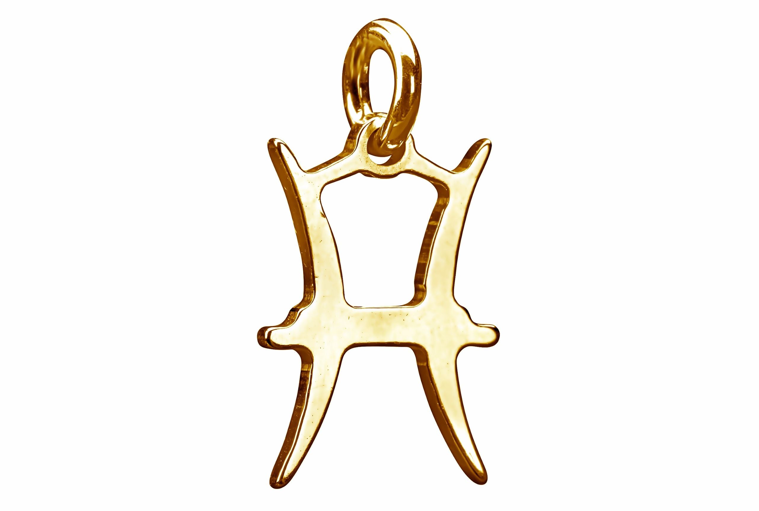 Vergoldete Sternzeichen Kette Fische