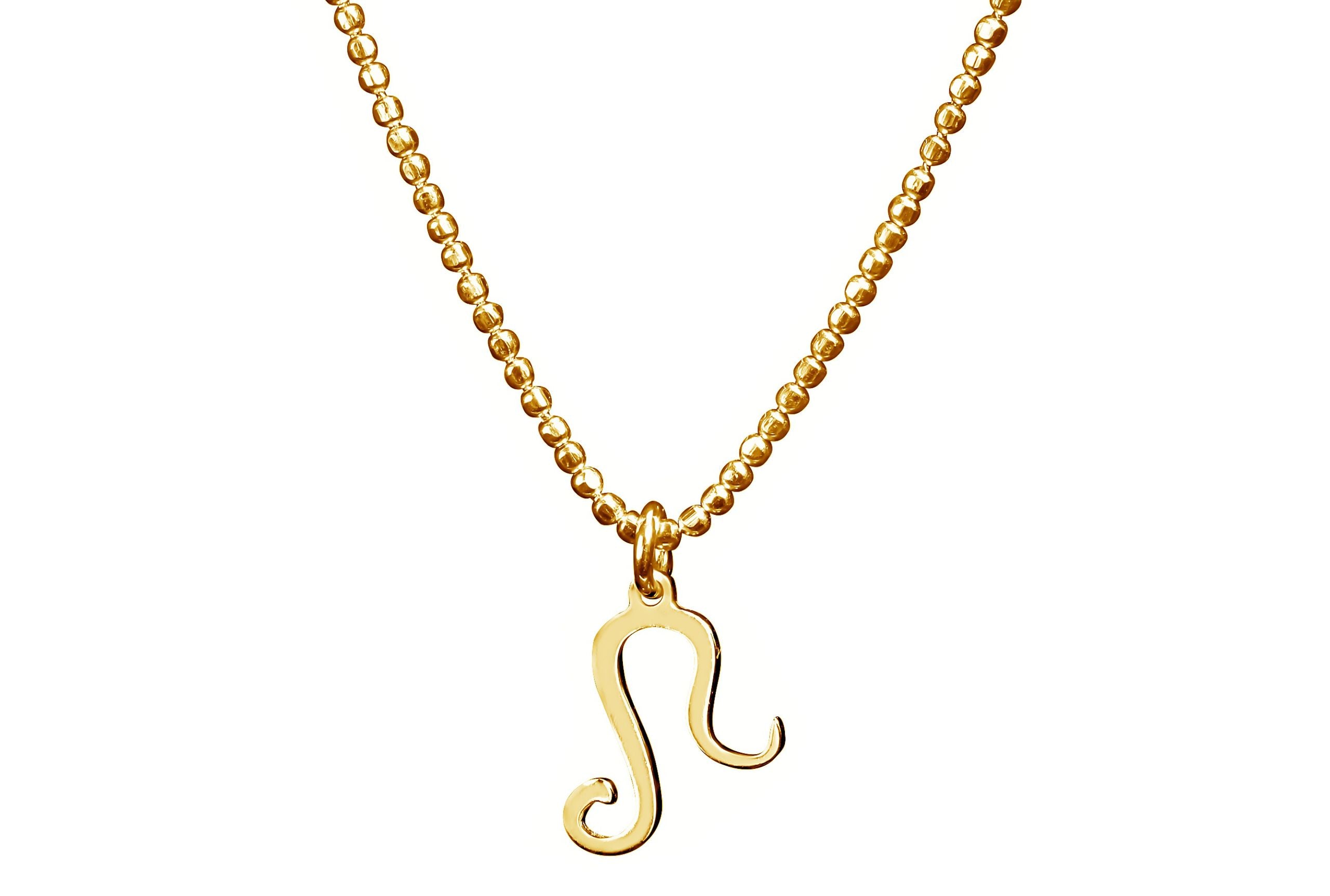 Vergoldete Sternzeichen Kette Löwe