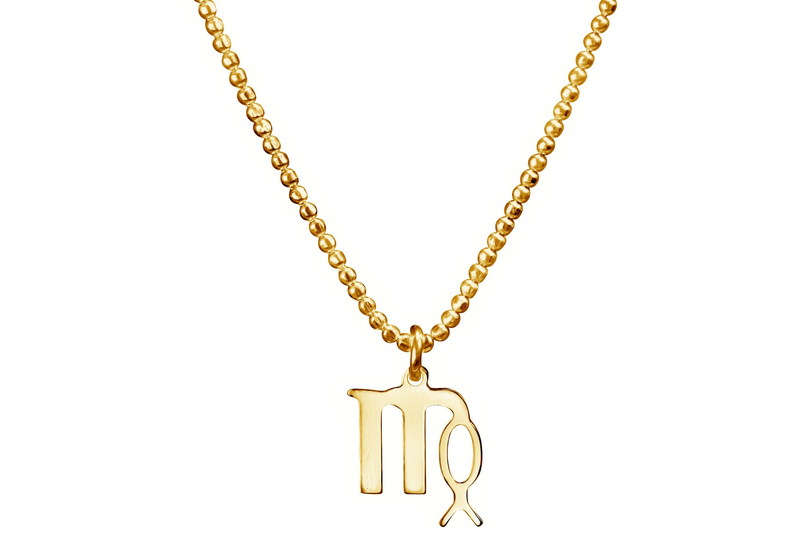 Vergoldete Sternzeichen Kette Jungfrau