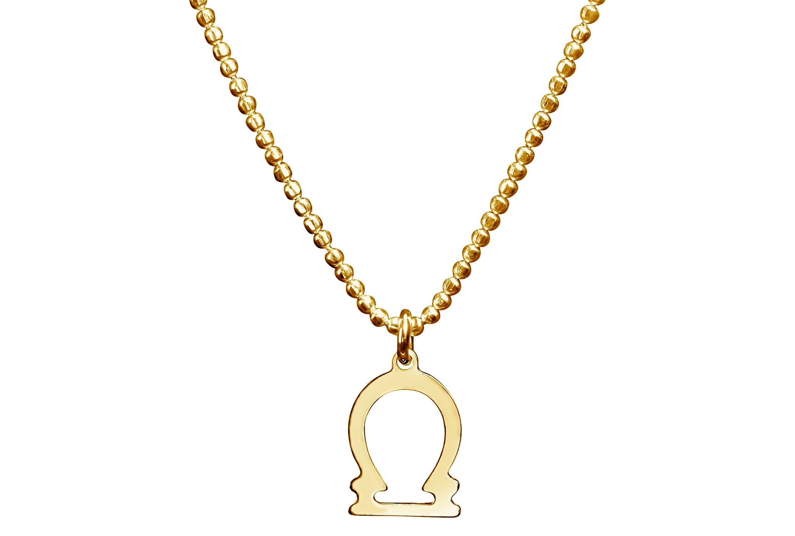 Vergoldete Sternzeichen Kette Waage