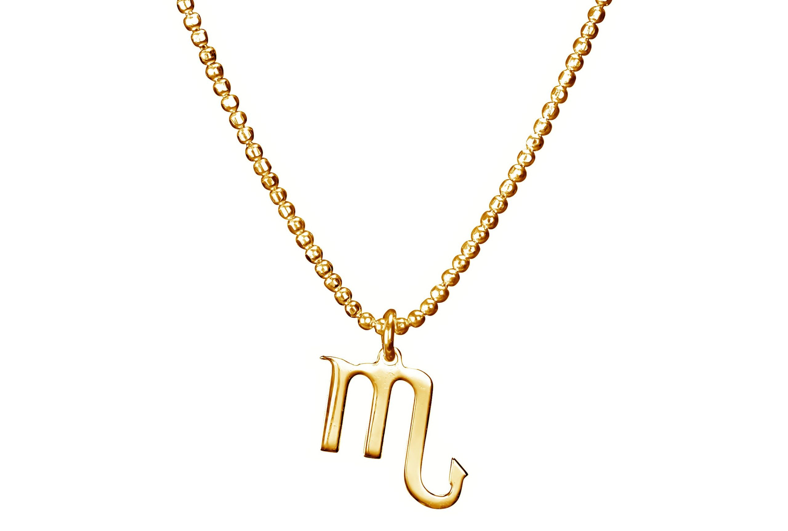 Vergoldete Sternzeichen Kette Skorpion