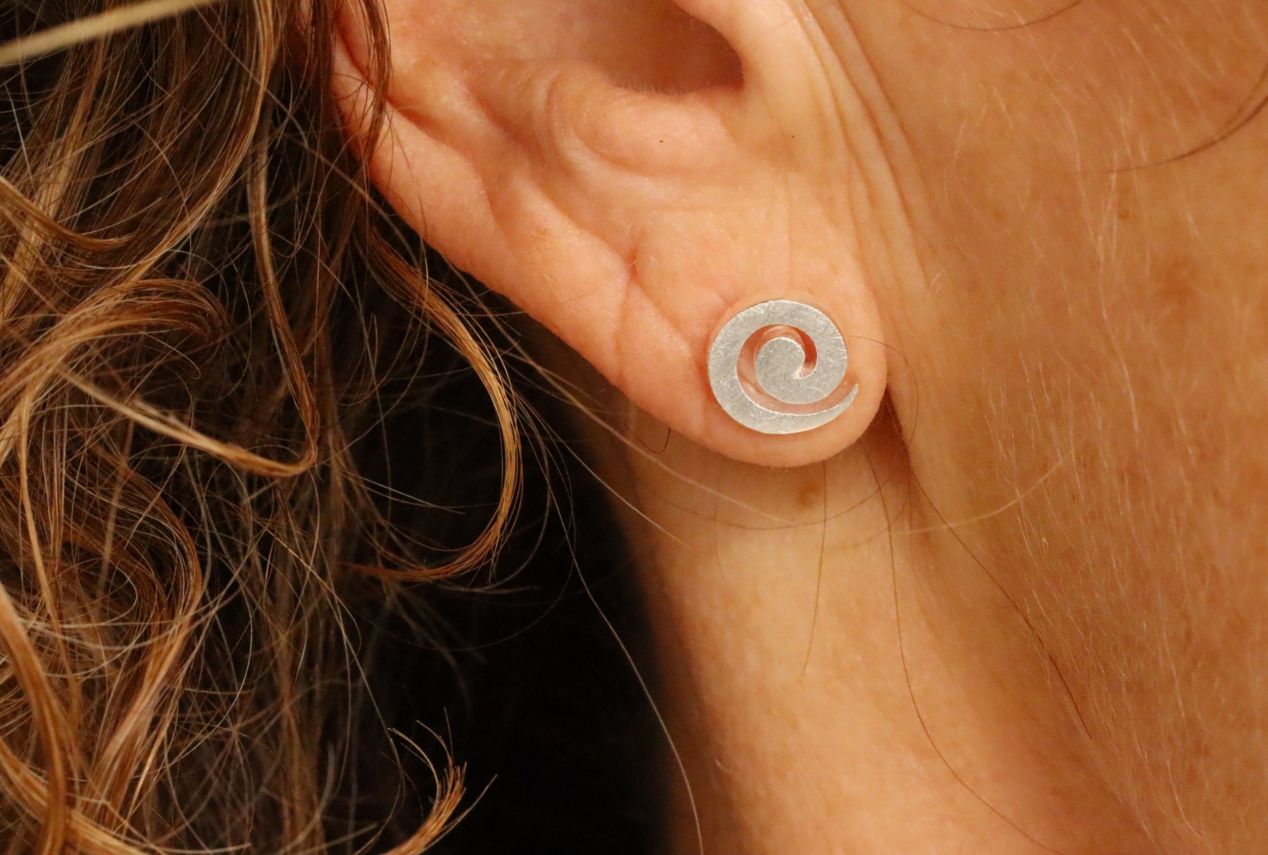 Ohrstecker "Kleine Spirale"
